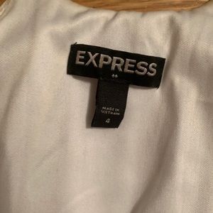 White Swing Express Dress